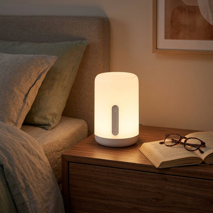 Smart Bedside Lamp – App, Voice & Touch Control, 2700K Warm Light | GadgetMall