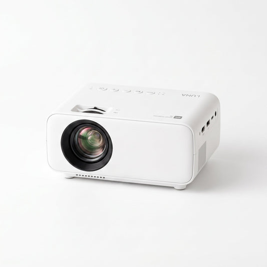 Portable Smart Projector – Android 14, Wi-Fi, Bluetooth & Auto Keystone | GadgetMall